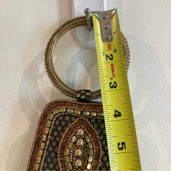 MINI Wristlet Bag Beaded and Sequin Evening Bag - Picture 5 of 10